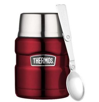 Porte aliments isotherme - THERMOS - King - 470ml - Rouge - Mixte