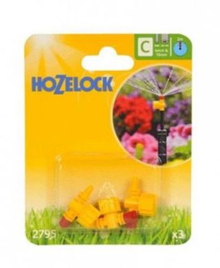 HOZELOCK Arroseur 360degrés micro-irrigation par jet d'eau réglable (x3)