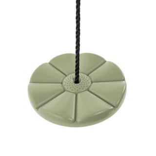 Siège de balançoire rond rotatif 360° antidérapant pour portique vert kaki TP Toys