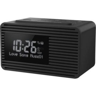 Radio-réveil DAB+ et FM RC-D8EG-K avec USB, noir