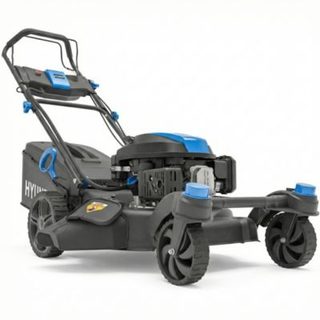 Hyundai Tondeuse à gazon 51cm Autotractée Sans Fil Démarrage Électrique virage zéro 60L HYM20200SPEZX-EU