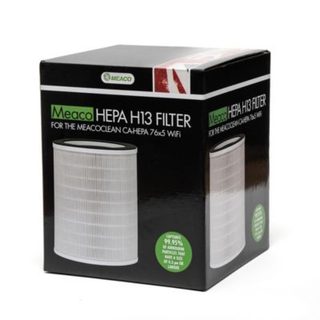 MEACO MeacoClean CA HEPA 76x5 Filtre H13. Préfiltre et Charbon, 99.97% particules. Blanc