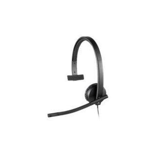 Casque micro Logitech H570e Mono USBA filaire noir avec micro antibruit