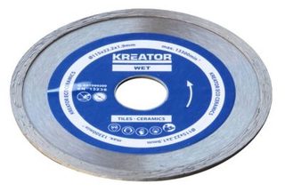 Kreator Disque diamant carrelage, faïence - Alésage 22,2 mm 3 disques 115 mm 1,9 mm