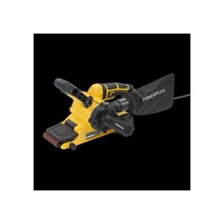 Ponceuse a bande - POWERPLUS - POWX0461 - 900 W - Large bande abrasive - Inclus : mallette de rangement et 3 accessoires