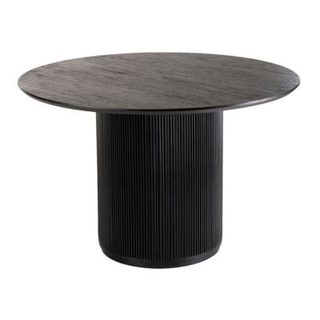 Table de Repas Design en Bois "Vincent" 120cm Noir