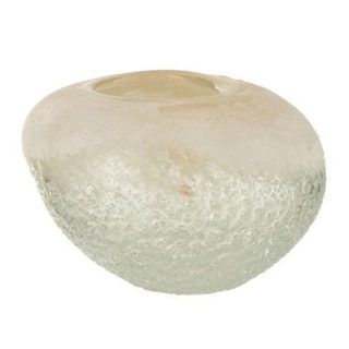 Vase Boule en Verre "Sumina" 13cm Beige