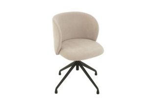 Chaise pivotante réglable en hauteur en tissu - MIA