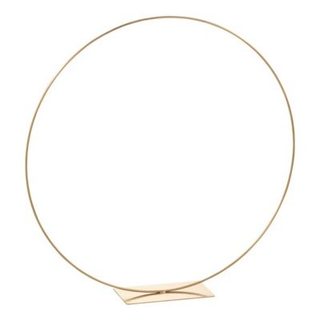 Anneau Déco en Métal "Gail" 60cm Or