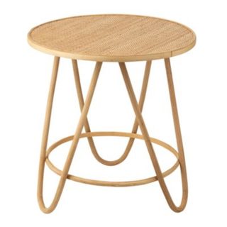 Table d'appoint en rotin (60x60 cm - Naturel)