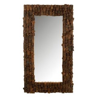 Miroir à Poser en Bois "Syma" 180cm Marron