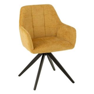 Chaise Design "Louna" 85cm Ocre