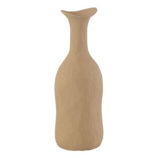 Vase Déco en Métal "Agra" 31cm Beige