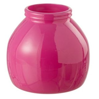 Vase Déco en Verre "Cocoon" 20cm Rose