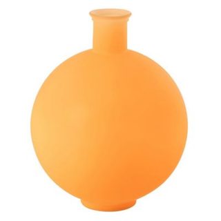 Vase Ball en Verre "Neon" 44cm Orange