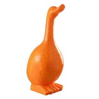 Statue Oie Extérieur "Wyatt" 60cm Orange