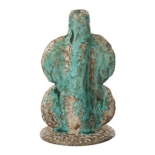 Chandelier Déco en Céramique "Naga" 20cm Bleu Azur