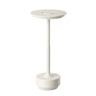 Lampe à poser tactile rechargeable (13x13x28 cm - Blanc)