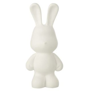 Statuette Lapin en Résine "Eddy" 36cm Blanc