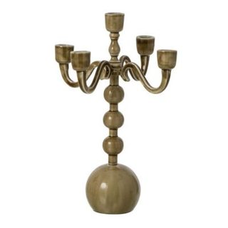 Chandelier 5 Branches "Kaya" 35cm Vert