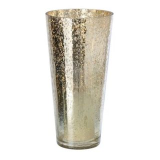 Photophore Design en Verre "Ember" 30cm Argent