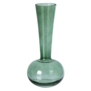 Vase Design en Verre "Iris" 32cm Vert