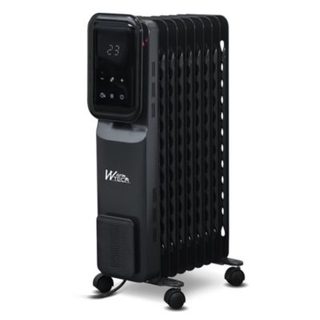 Radiateur bain d'huile 2000W 9 élements avec display Led -  Warm Tech