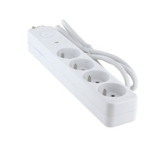 Bloc multiprise 4x16A + interrupteur - 1,5m - Chacon