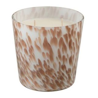 Bougie Parfumée "Neon Night" 12cm Blanc & Or