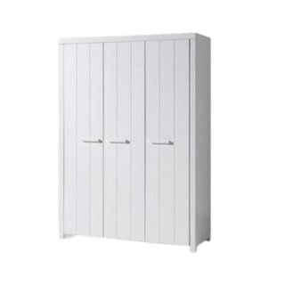 Armoire 3 Portes "Erik" 205cm Blanc