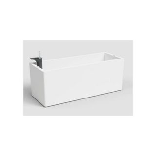 Jardiniere auto arrosante ARTEVASI Rimini 17 L blanche 20 x 51 x H20 cm