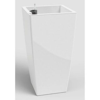 Pot de fleurs ARTEVASI Pisa SWS blanc carré sur pied 40 x 40 x 78 cm
