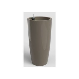 Pot jardiniere auto-arrosant Santorini ARTEVASI Taupe 40 x 40 x 78 cm 72 L