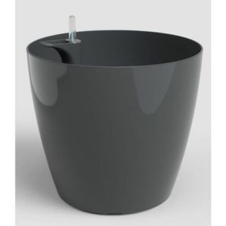 Pot de fleurs - ARTEVASI - San Remo SWS 36 BR - Intérieur/extérieur - Plastique - 36 x H33,5 cm - 25 L - Gris anthracite