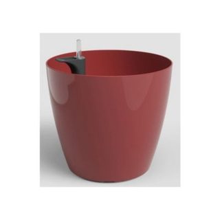 ARTEVASI Cache-pot autonebutant San Remo 30 cm rouge fonce en plastique resistant UV