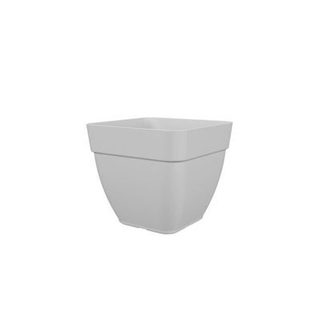 Pot a fleurs et plantes carré CAPRI CAMPANA - Plastique - 37x37 cm - Blanc - ARTEVASI