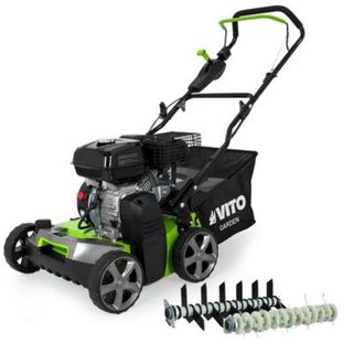 Scarificateur Démousseur 5,4CV 212cm3 Coupe 40cm Lames et ressorts VITO