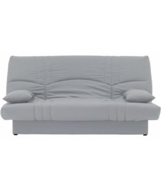 Banquette clic clac 3 places - Tissu gris clair - Style Contemporain - L 190 x P92 cm - DREAM
