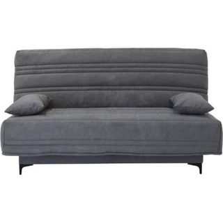 Canapé convertible clic-clac 3 places KRISTEN - Largeur 199 cm - Matelas 14 cm - Coffre de rangement