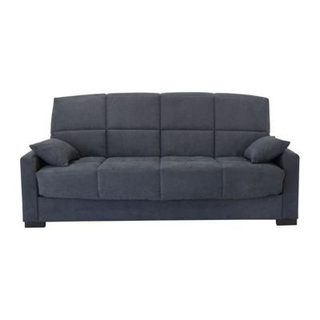 Banquette clic clac 3 places - tissu gris anthracite - Style contemporain - L223
