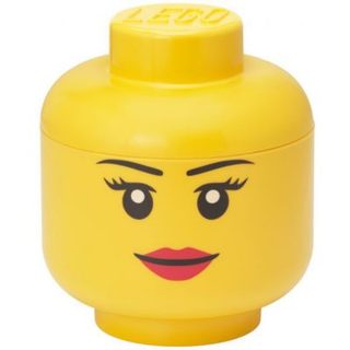 Grande Tête Lego pour rangement taille L - Girl