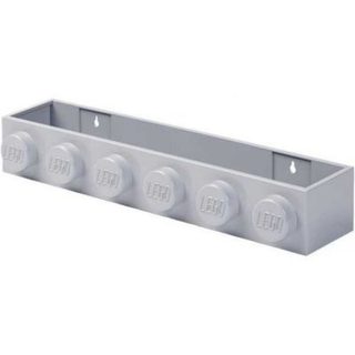 Etagère Lego à poser ou fixer 6 tenons LEGO - Gris