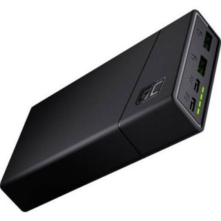 Green Cell PowerPlay20 Powerbank 20000 mAh - LiPo, noir