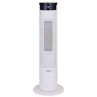 Radiateur soufflant dappoint 2200 W blanc Surface jusqua 20 m2 H. 75 cm horizontal - adler