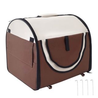 Sac de transport chien caisse pliable chien avec coussin amovible