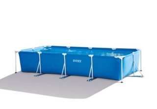 Kit piscine rectangulaire tubulaire 4,5 x 2,2 x 0,84m bleu - Intex
