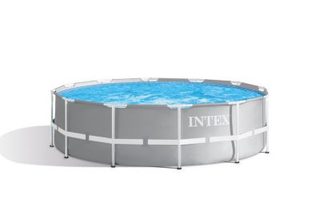 Piscine tubulaire Intex 26716ND ronde 8,6 m³ avec échelle de sécurité et épurateur à cartouche Ø 3,66 x H.0,99 m