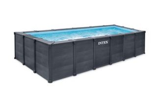 Intex Piscine tubulaire rectangulaire Prism Frame 4 x 2 x 1,22 m