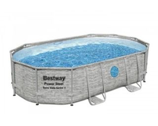 Bestway Piscine hors sol tubulaire - Steel Pro - 305 x 66 cm - Ronde