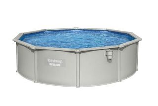 Bestway Piscine hors sol tubulaire - Steel Pro - 305 x 66 cm - Ronde